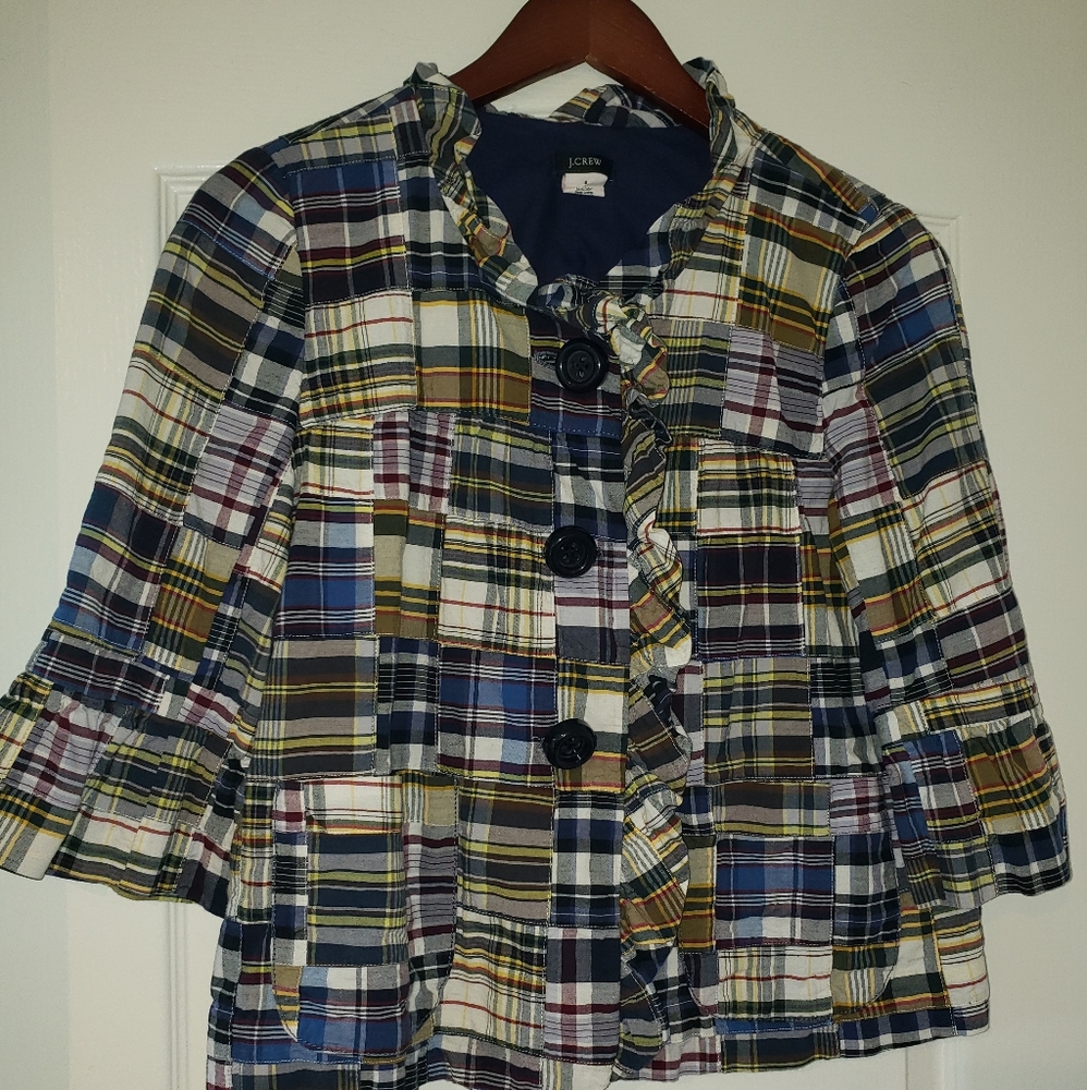J. Crew Madras Jacket